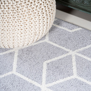 Tumbling Blocks Modern Geometric Area Rug 2